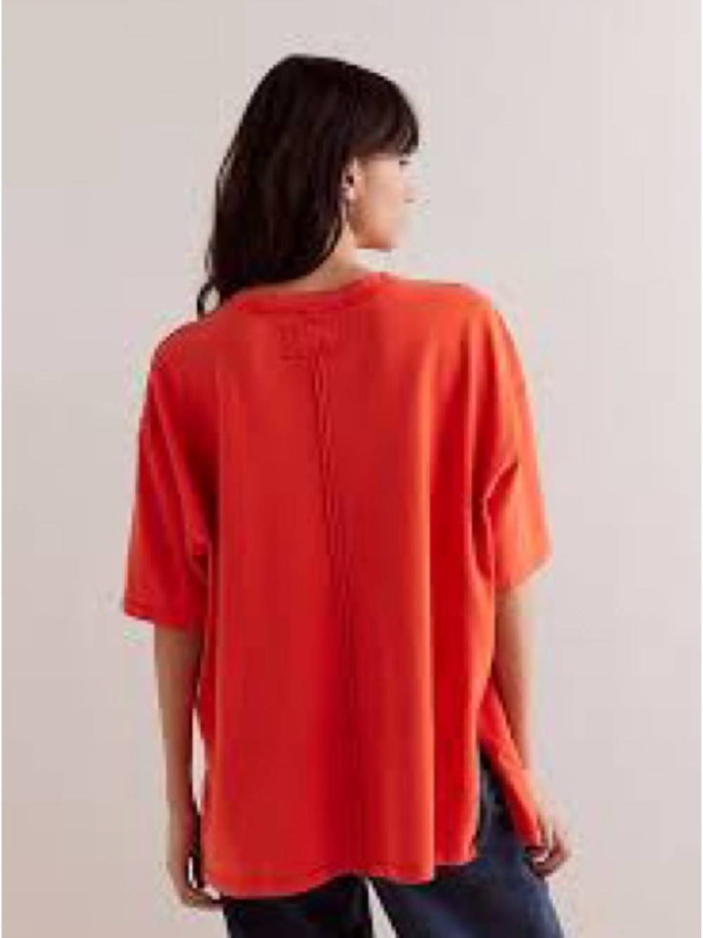 We The Free Coral/Red Short Sleeve Pocket Tee - Picture 2 of 9